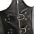 Miss Moly Steampunk Gothic Korsett Korsage Corset Clubwear Corsagen Schwarz Gr. S - 6XL - 4