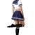 365-Shopping Sexy Cosplay Schulmädchen Dessous Outfit Mini Sailor Anzug mit Strümpfen - 2