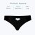 Adesugata Bikini Bottom,Damen Sexy Bikini Bottom in Herzform Bademode Slip Brazilian Bikini Thong String Tanga Badeanzug Beachwear Schwarz (M) - 3