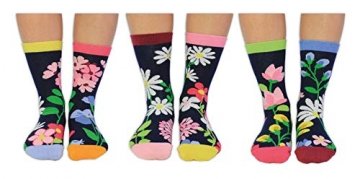 Blumen im Garten Oddsocks Socken in 37-42 im 6er Set - Strumpf - 1