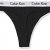 Calvin Klein Damen Thong 3PK Tanga, Schwarz White/Black Wzb, One Size (Herstellergröße: L) - 2