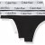 Calvin Klein Damen Thong 3PK Tanga, Schwarz White/Black Wzb, One Size (Herstellergröße: L) - 1
