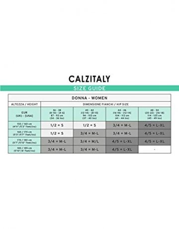 CALZITALY Nahtlose Strumpfhose | Seamless Unsichtbare Strumpfhosen mit Komfortbund | S, M/L, L/XL | Schwarz, Hautfarbe, Blau | 15 DEN | Made in Italy (S, Blau) - 5