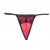 ComeonDear Damen Schwaz Rot Spitze Strumpfgürtel Reizvolle Schöne Strapse-Gürtel inklusive G-String - 4