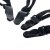 Damen strapsstrümpfe Gürtel Spitze Dessous Oberschenkel Hohe Strümpfe mit Strumpfgürtel, Schwarz- Eine Größe - 4