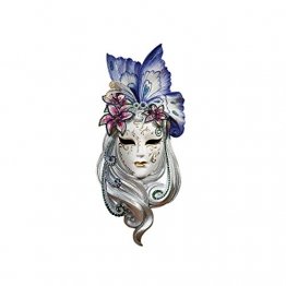 Design Toscano Maske von Venedig, Wandskulptur: Schmetterlings-Maske - 1