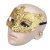Dosige Venezianische Maske, Maskenball Masken Maskerade Maske Masquerade Maske Venedig Maske Damen 1 Stück (Gold) - 3