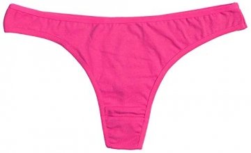DRESHOW 6 Stück Damen Tangas Unterhosen Baumwolle Atmungsaktiver Slip Bikini Unterwäsche, 6 Pack, L - 6