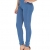 EASTDAMO Frauen-Ausdehnung-hohe Taille dünne Jeggings dünne Jeans, Light Blue, Gr. M - 3