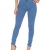 EASTDAMO Frauen-Ausdehnung-hohe Taille dünne Jeggings dünne Jeans, Light Blue, Gr. M - 1