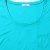 ELFIN Damen T-Shirt Kurzarmshirt Basic Tops Ärmelloses Tee Allover-Sternen Druck Shirt Sommer Shirt - 3