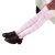 HABI 1 Paar Gestreifte blau rosa & weiß Kniestrümpfe Damen über Knie-Lange Overknee Überknie  Strümpfe cosplay Kostüm (1) - 4