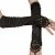 iLoveCos Lange Fingerlose Elastischer Spitze Braut Handschuhe 1920er Zubehör Flapper Kostüm für Frauen (Black) - 1