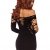Leg Avenue 87039 - Nahtloses Mini Kleid Mit Slashlook Und Seitlichen Cut-Outs Akzente Dessous Damen Reizwäsche, Einheitsgröße (EUR 36-40) - 2