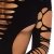 Leg Avenue 87039 - Nahtloses Mini Kleid Mit Slashlook Und Seitlichen Cut-Outs Akzente Dessous Damen Reizwäsche, Einheitsgröße (EUR 36-40) - 4