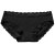Libella 6er Pack Damen Unterwäsche Hipster Panties mit Spitze seidig schwarz 3416 XS/S - 3
