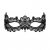 Maske Eye-Patch aus Spitze schwarz mit Satin-Band Augenbinde OneSize - 2