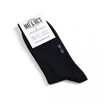Mat and Vic's Cotton Classic Socken, 10 Paar,  größe 43/46,  Schwarz - 3
