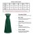 MIUSOL Damen Elegant Ärmellos Rundhals Vintage Spitzenkleid Hochzeit Chiffon Faltenrock Langes Kleid Rosa L - 3