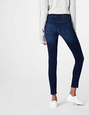 ONLY Damen Skinny Jeans 15077791/SKINNY SOFT ULTIMATE 201, Blau (Dark Blue Denim), Gr. L/L30 (L) - 4