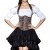 r-Dessous Damen Rock schwarz Burleske Victorian Gothic Steampunk Skirt Corsage Chiffon Übergrößen Vintage Groesse: 6XL/ 8XL - 4