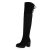 SCARPE VITA Damen Stiefel Overknees Langschaft Boots Blockabsatz High Heels165435 Schwarz 38 - 1
