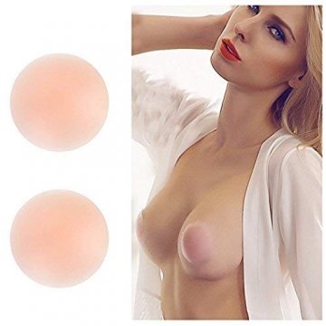 Silikon Nipple Cover Lift Unsichtbare Brust Blütenblätter Adhesive BH Wiederverwendbare Nippel-Abdeckungen für Frauen - 5