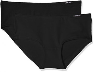 Skiny Damen Advantage Cotton Panty, 2er Pack, Schwarz (7665 BLACK), Gr. 40/L - 1