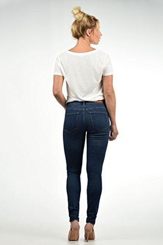 VERO MODA Diamant Damen Jeans Denim Hose Strech Mid-Rise, Größe:M/ L30, Farbe:Dark Blue - 4