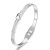 WISTIC Damen Armband Vergoldet Armreif mit Funkeln Kristall Schmuck Geburtstag Geschenk Silber Rose Gold rostfreier Stahl Armband - 1