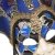 YCWY Masken von Venedig, Vollgesichtsmaske Karneval Maske handgemachte venezianische Partei Karneval Kostüm Maskerade Maske Joker Maske,Blue - 3