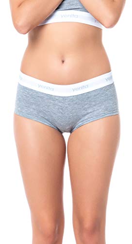 Yenita 3er Set Damen Underwear Modern-Sports-Collection, Panty, Gemischt (Pink/Mint/Grau), Gr. S - 6