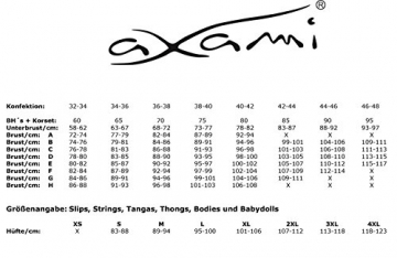Axami Plus-Size Damen Bügel-BH mit Tülleinsatz 95C - 6
