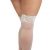 Dreamgirl Women's Plus-Size Tuscany Thigh High Stockings, White, One Size Queen - 2