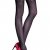 Selente Lovely Legs raffinierte halterlose Damen Strümpfe, 30 DEN, Made in EU, schwarz-floral, Gr. L - 1