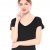 Armani Exchange AX Damen Short Sleeve Dress Kleid, schwarz, Klein - 3