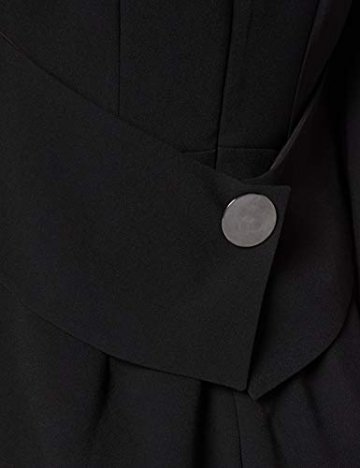 Armani Exchange Damen Back Bottom Belt Dress Partykleid, Schwarz (Black 1200), Small (Herstellergröße: 4) - 4