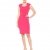 Calvin Klein Damen Cap-Sleeve Side-Ruched Sheath Dress Kleid, Lipstick, 34 - 1