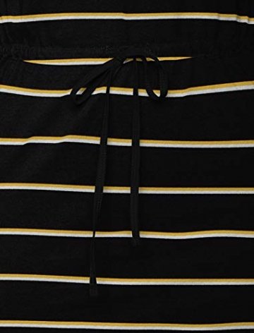 ONLY Damen Onlmay S/S Dress Noos Kleid, Mehrfarbig (Black Stripes: Double Yolk Yellow/Cl. Dancer), 34 (Herstellergröße: XS) - 3