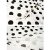 X&Armanis Polka-Punkt-Druckkleid, sexy V-Ausschnitt Baumwollkleid beiläufiges Sommerkleid Ärmel,Weiß,XL - 4