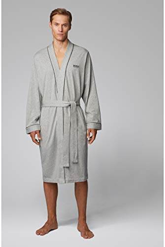 BOSS Herren Kimono BM Bademantel, Grau (Medium Grey 33), X-Large (Herstellergröße: XL) - 3