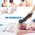 H&L Handheld Wand Massagegerät Massagestab Kabelloser Elektrisch, 20 Modi 8 Geschwindigkeiten, Persönliches Körper Massager für Rücken Nacken Schulter Beine Arme, USB Ladefunktion, Schwarz - 2