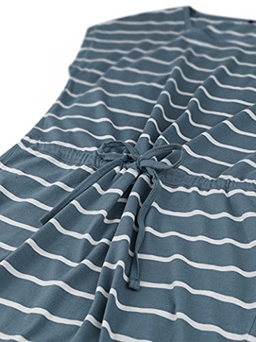 ONLY Damen Sommer Mini Kleid onlMAY S/S Dress 2er Pack Grösse XS S M L XL XXL Gestreift Schwarz 100% Baumwolle, Größe:XXL, Farbe:Blue Mirage Primo Stripe - 4