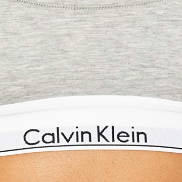 Calvin Klein Damen Bustier Dreieck BH Modern Cotton - Bralette, Grau (GREY HEATHER 020), M - 2