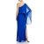 Laundry by Shelli Segal Damen Women's One Shoulder Popover Gown Formales Abendkleid, Vibrant Blue, 30 - 2
