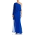 Laundry by Shelli Segal Damen Women's One Shoulder Popover Gown Formales Abendkleid, Vibrant Blue, 30 - 1