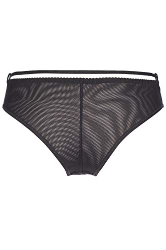 Axami Damen Slip Unterhose Durchsichtig V-8543, Schwarz,M - 5