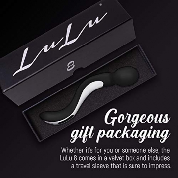 LuLu 8+ Wand - Personal Massager with 7 Magic Modes - Cordless Therapeutic for Neck Back Body Massage - Helps with Sports Recovery & Muscle Aches - Black - 6