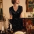 BABEYOND 1920s Charleston Kleid Mini Damen Vintage Gatsby Kostüm Flapper 20er Jahre Cocktailkleid (Schwarz, XS) - 4