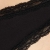 Amazon-Marke: Iris & Lilly Tanga Damen Baumwolle mit Spitze, 5er Pack, Schwarz (Black), 40 (Herstellergröße:L) - 3